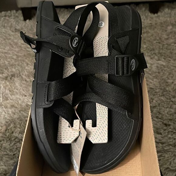 CHACO Mens Lowdown 2 Sandal Black Size 12 New - Picture 5 of 6